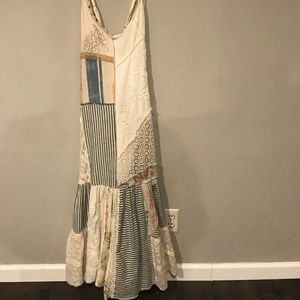 Urban Outfitters Kimchi Blue Dorothy Patchwork Maxi Dress